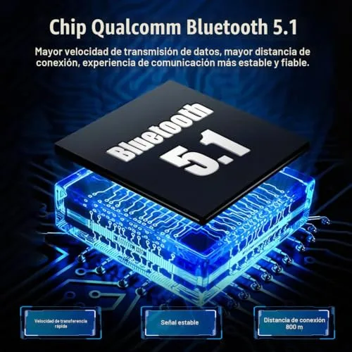 EJEAS ▫️ Q2 Intercomunicador para Capacete de Moto, Intercomunicador Bluetooth 5.1 com Redução de Ruído FM e CVC, Som e Ligação Estável para Intercomunicador Full Duplex para 2 Pessoas (Pacote de 2) 5