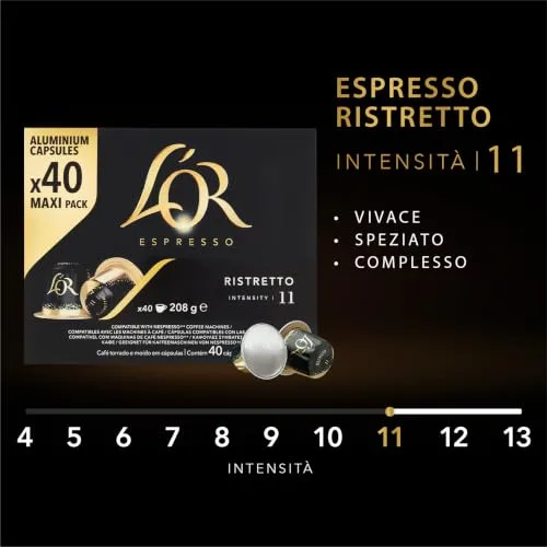 L'OR ▫️ Espresso Café Ristretto | 200 cápsulas 3