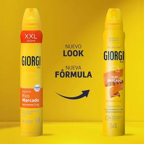 Giorgi Line ▫️ Espuma para Cachos Marcados 24H, Fixação 4, Método Curly - 250 ml 4