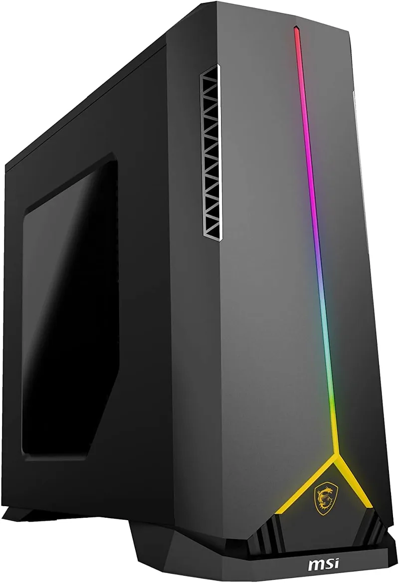 MSI ▫️ mag Meta S 3SI-019XEU - Computador pessoal (Ryzen 5 3600, 8GB RAM, 512GB SSD, GTX 1660 Super Aero ITX, FreeDOS), DOS, Preto