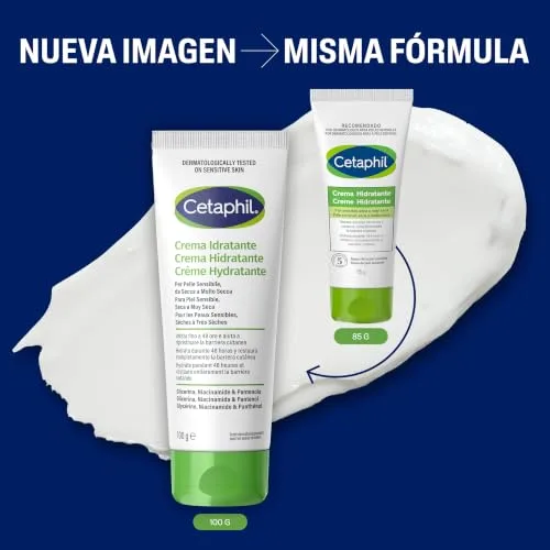 Cetaphil ▫️ Creme hidratante para o rosto e corpo para uso frequente, hidratação intensa durante 24 horas, embalagem de 100 g 2