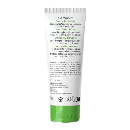Cetaphil ▫️ Creme hidratante para o rosto e corpo para uso frequente, hidratação intensa durante 24 horas, embalagem de 100 g 3