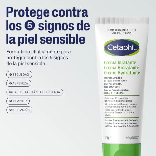 Cetaphil ▫️ Creme hidratante para o rosto e corpo para uso frequente, hidratação intensa durante 24 horas, embalagem de 100 g 6