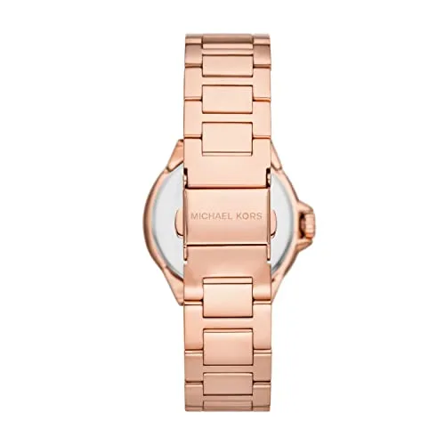 Michael Kors ▫️ Relógio Camille para mulher, movimento cronógrafo de quartzo de 33 mm com bracelete em aço inoxidável 2