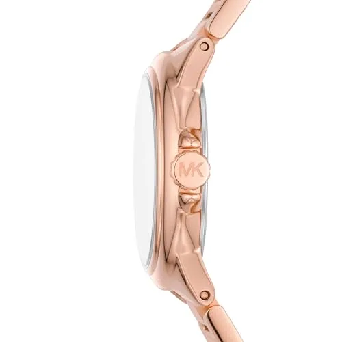 Michael Kors ▫️ Relógio Camille para mulher, movimento cronógrafo de quartzo de 33 mm com bracelete em aço inoxidável 3