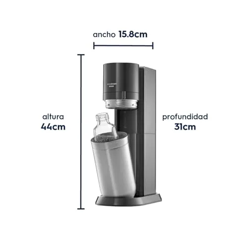 sodastream ▫️ Duo – Máquina para fazer água com gás e as suas bebidas favoritas, branca 2