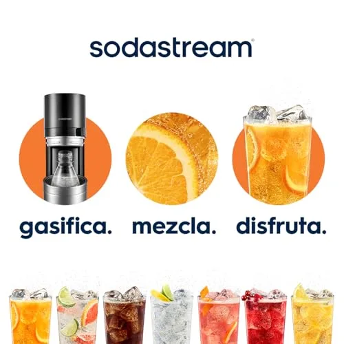 sodastream ▫️ Duo – Máquina para fazer água com gás e as suas bebidas favoritas, branca 5