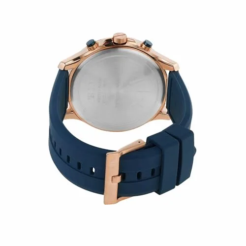 Armani Exchange ▫️ Relógio de homem movimento cronógrafo de quartzo e caixa de 46 mm com bracelete em silicone 4
