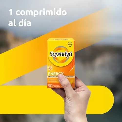Supradyn ▫️ Energy 180 comprimidos com 13 vitaminas, 9 minerais e coenzima Q10 2
