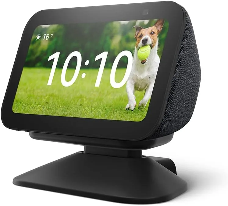 Amazon ▫️ Suporte ajustável para o Echo Show 5 (3.ª geração) com porta de carregamento USB-C | Antracite
