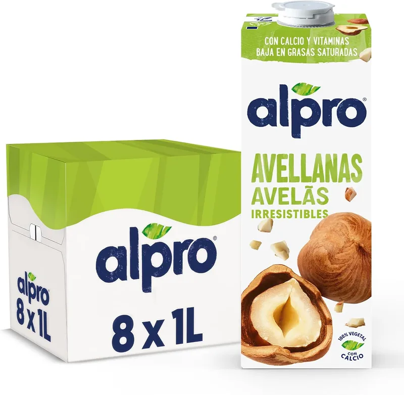 Alpro ▫️ Bebida vegetal de avelã 8x1L