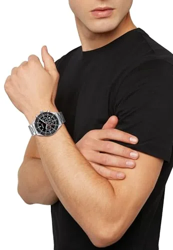 BREIL ▫️ Relógio para homem, bracelete em aço, caixa de 42 cm 4