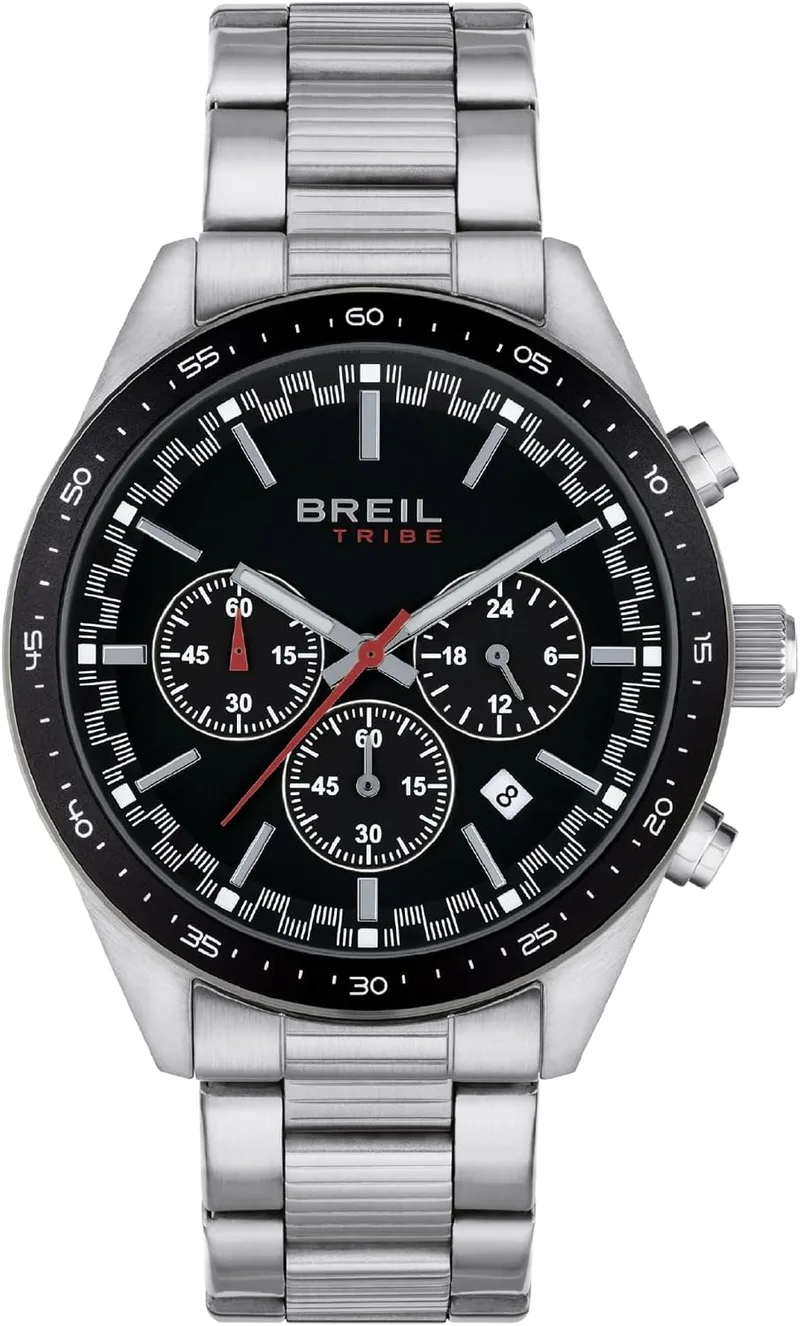 BREIL ▫️ Relógio para homem, bracelete em aço, caixa de 42 cm