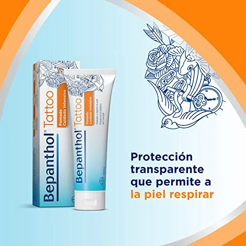 BEPANTHOL ▫️ Pomada para Tatuagens com Pantenol 2x100 g, Sem Perfume 5