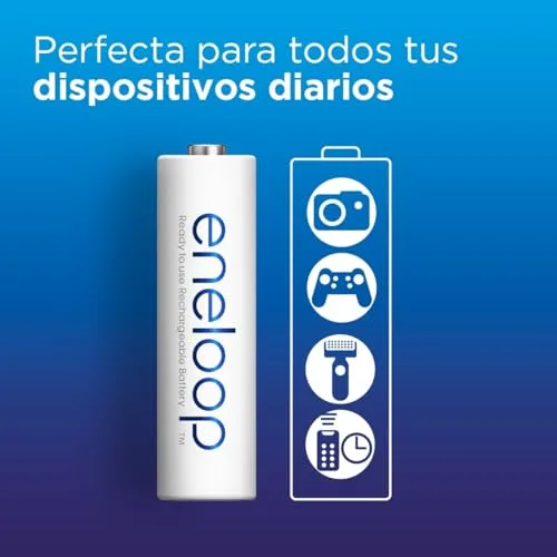 eneloop ▫️ Pilhas recarregáveis AAA (embalagem de 8) - 800 mAh NiMH 2