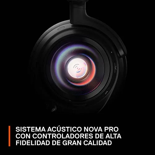 SteelSeries ▫️ Arctis Nova Pro - Auscultadores com fio para Xbox - Áudio de alta resolução - Áudio espacial de 360° - GameDAC Gen 2 - Microfone ClearCast Gen 2 - Xbox, PC, PS5, PS4, Switch 2 4