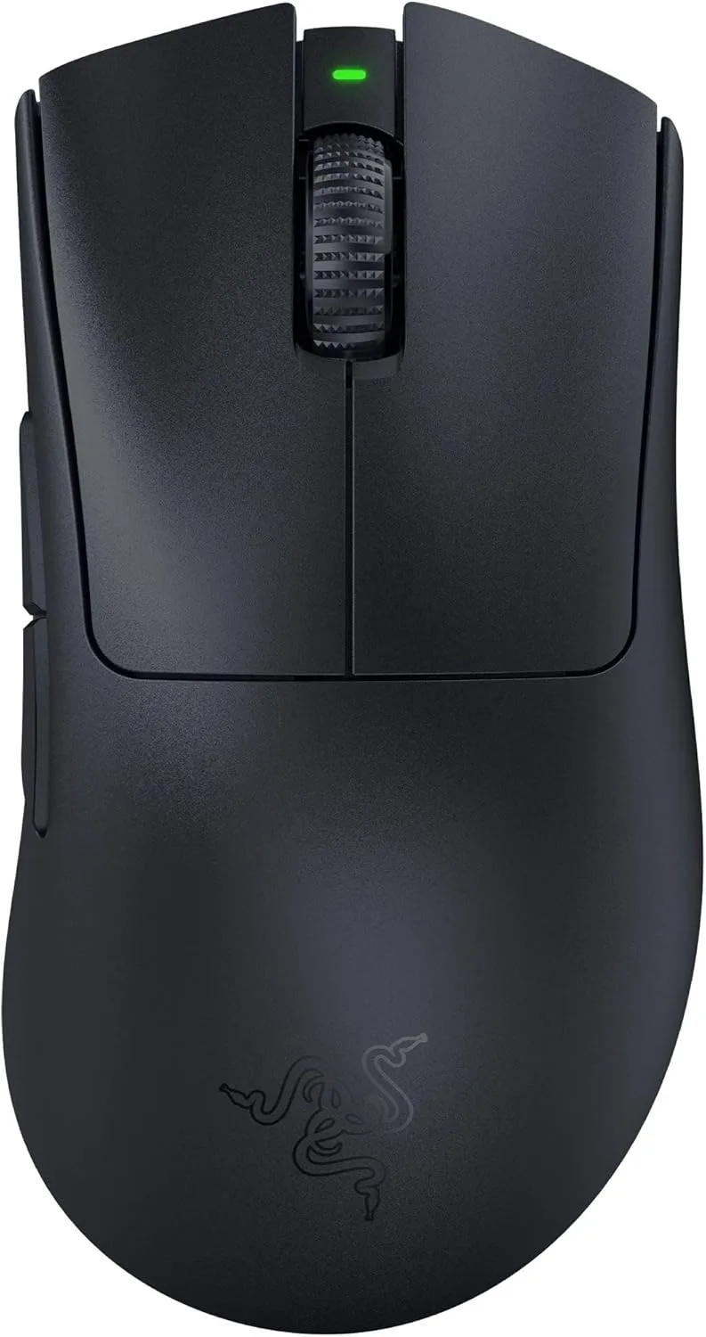 Razer ▫️ DeathAdder V3 Pro - Rato leve, sem fios e ergonómico para desportos eletrónicos (63 gramas, sensor ótico Focus Pro 30K, interruptores Gen-3, tecnologia Hyperspeed Wireless) Preto