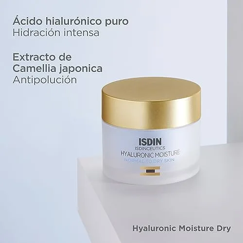 ISDIN ▫️ ISDINCEUTICS Hyaluronic Moisture Normal, Creme Facial Hidratante de Textura Leve com Ácido Hialurónico, 50 g 5
