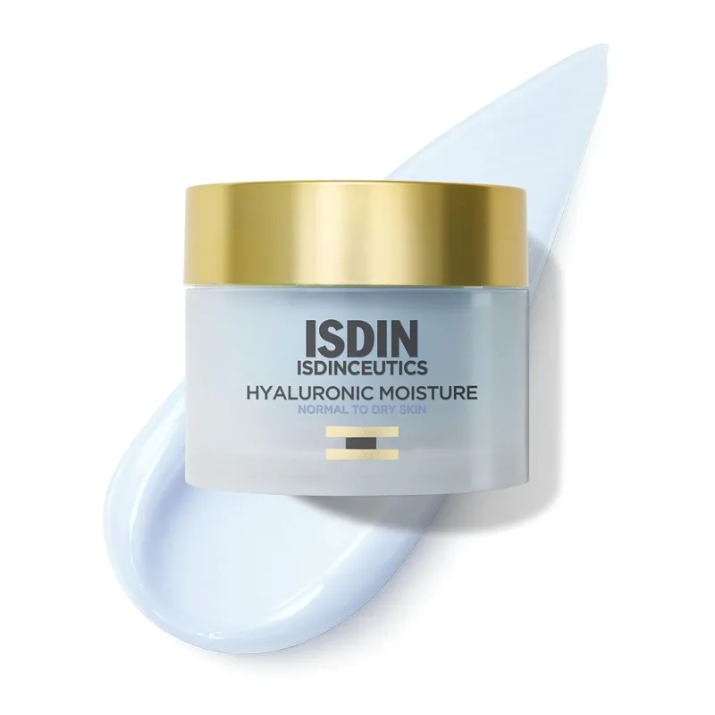 ISDIN ▫️ ISDINCEUTICS Hyaluronic Moisture Normal, Creme Facial Hidratante de Textura Leve com Ácido Hialurónico, 50 g