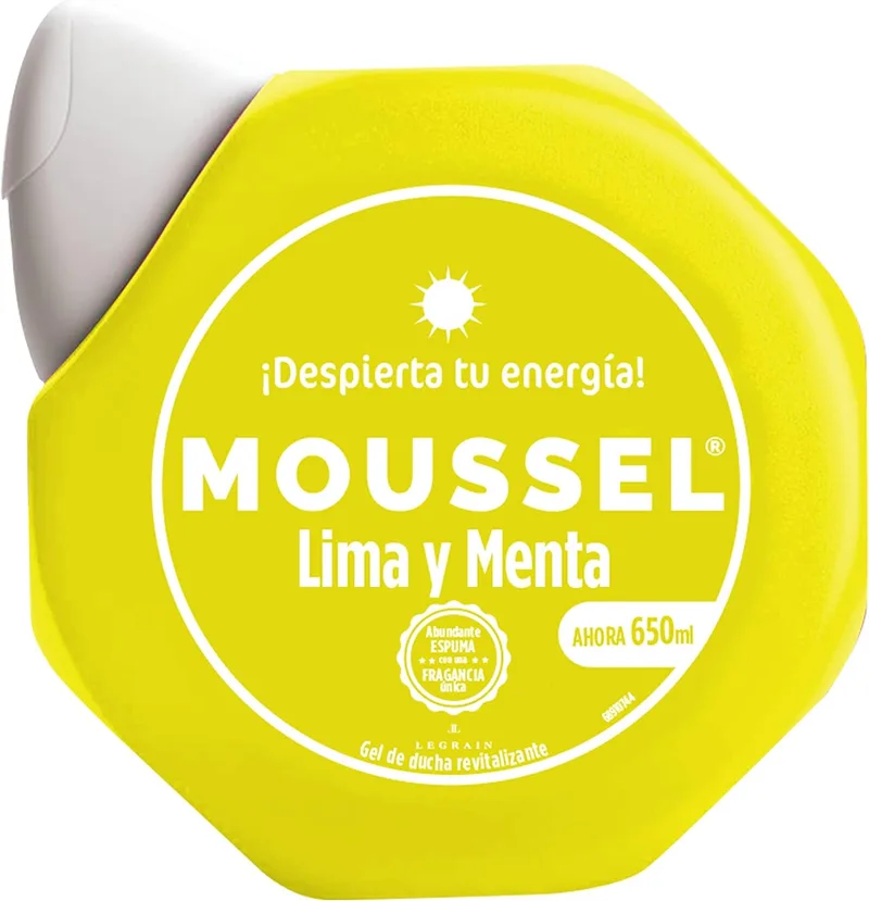 MOUSSEL ▫️ Gel de Banho Revitalizante com Lima e Menta, 650 ml