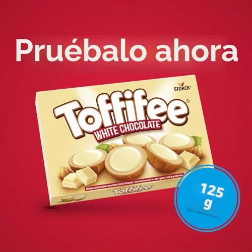 TOFFIFEE ▫️ Chocolate branco, caramelo com avelã e caramelo - 1 x 125 g 2