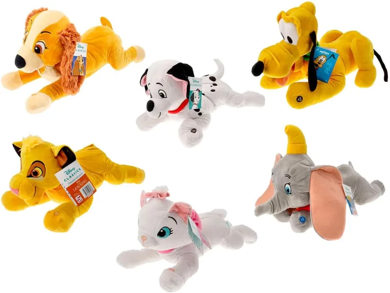 Disney ▫️ Peluche Dumbo Classic macio, 35 cm, com som