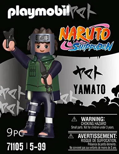 PLAYMOBIL ▫️ Naruto Shippuden 71105 Yamato com Casaco Verde, máscara com protetor de bochechas, Conjunto Criativo para Fãs de Anime com Detalhes e Extras autênticos, 9 peças, a partir dos 5 anos 3