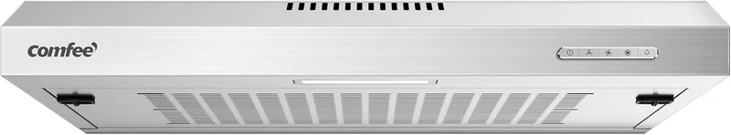 Comfee ▫️ ' SLIF17SS-60 LED, Exaustor embutido de 60 cm, 200 m³/h, 2 modos de exaustão - 3 níveis de velocidade - Aço inoxidável prateado