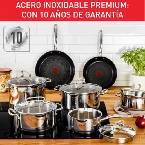 Tefal ▫️ Duetto On - Conjunto de 3 peças + 3 acessórios, aço inoxidável 3