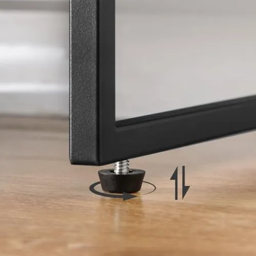 HOOBRO ▫️ Sapateira, Estante para sapatos com 5 níveis, 4 compartimentos em tecido Oxford e placa superior, para 16-20 pares de sapatos, para a entrada ou aparador, castanho rústico EBF50XJ01 5
