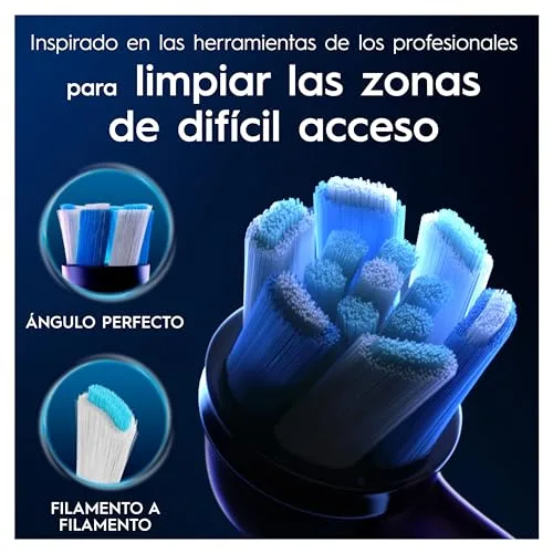 Oral-B ▫️ iO Ultimate Clean Cabeças de escova de substituição originais, pretas, embalagem de 8 3