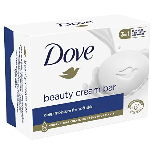 Dove ▫️ Sabonete Original em barra para o rosto, corpo e mãos, com 1/4 de creme hidratante, 90 g 4
