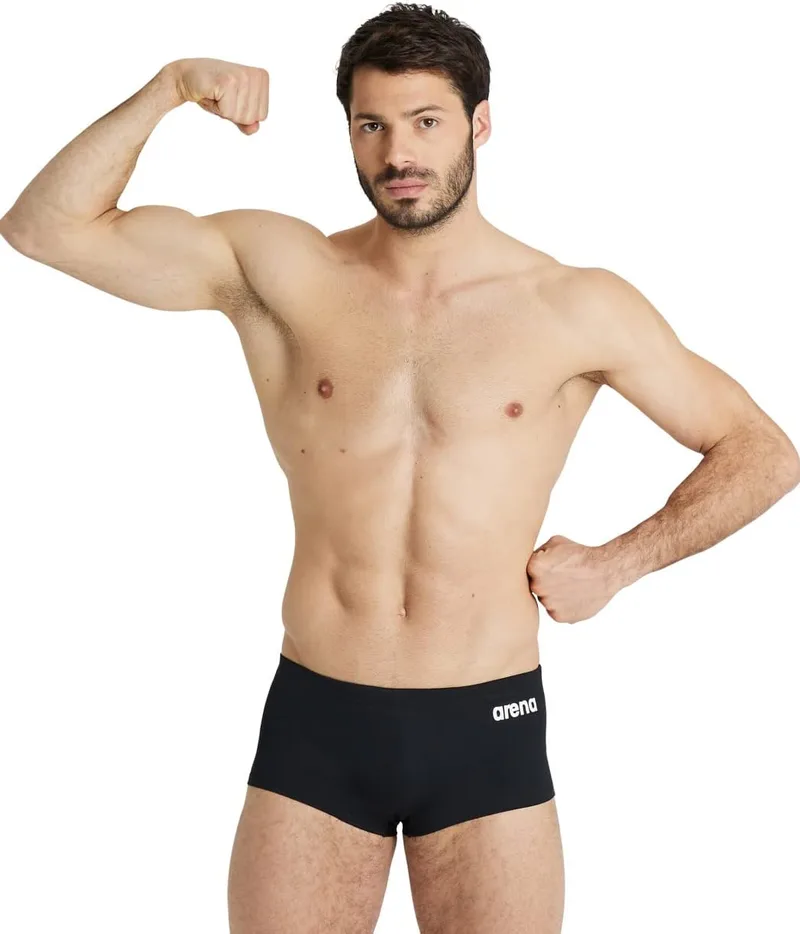 ARENA ▫️ Fato de banho curto sólido para homem Team Swim de cintura baixa (conjunto de 1)