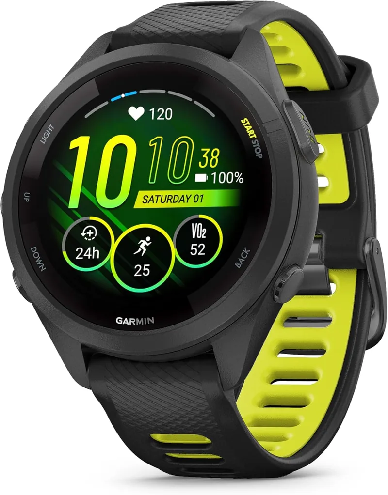 Garmin ▫️ Forerunner 265S, Relógio Inteligente com GPS, Preto