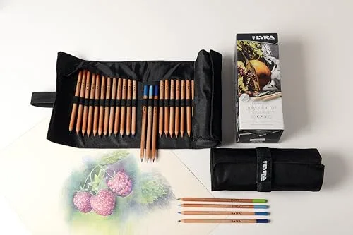 LYRA ▫️ Rembrandt Polycolor Lápis, Estuche com Cores Variadas, 24 unidades 2
