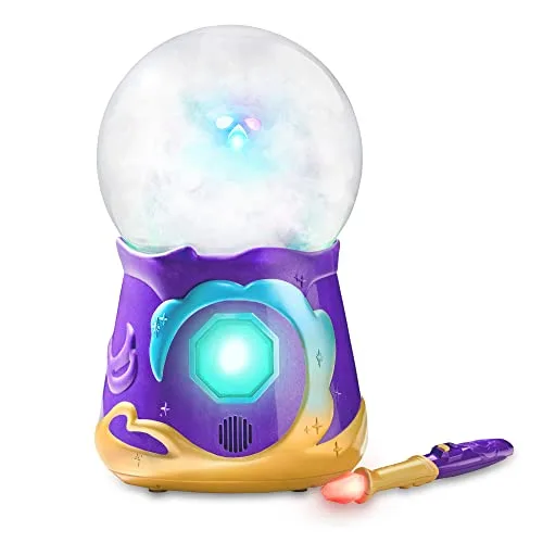 Magic Mixies ▫️ My Crystal Ball Blue, Brinquedo Interativo de Magia, Bola de Cristal mágica com luzes, efeitos e sons, e um boneco de peluche fofinho para cuidar, com acessórios, da marca Famosa (MGX06000) 5