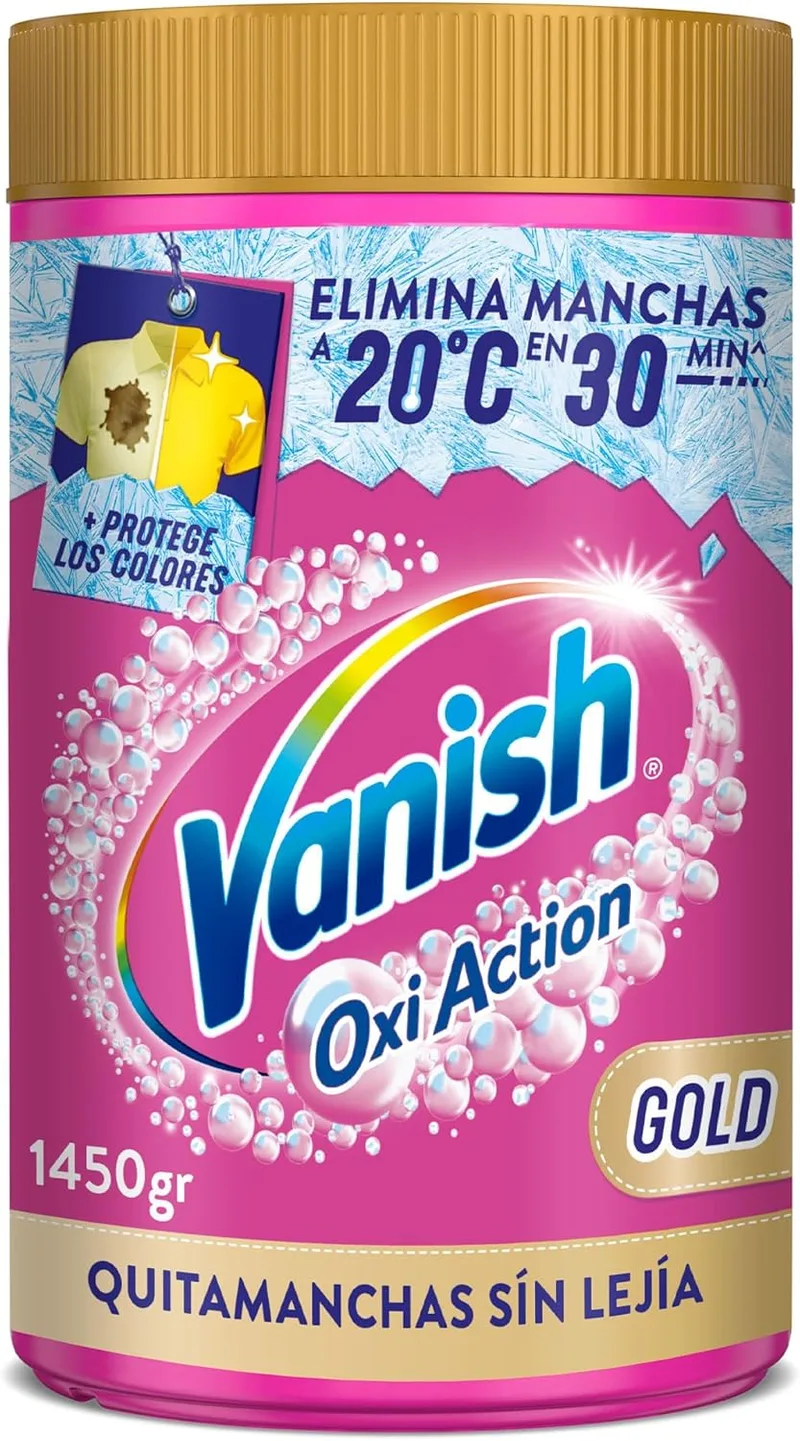 Vanish ▫️ Removedor de nódoas Gold - a nossa melhor fórmula em pó, sem lixívia, 1450g
