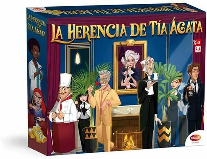 Bizak ▫️ Jogo «O Legado da Tia Agata»: Usa toda a tua astúcia e sê estratégico para eliminar os adversários numa mansão cheia de armadilhas, para toda a família (62855053)