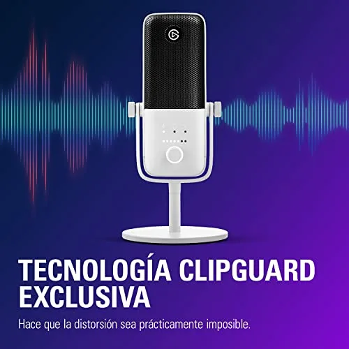 Elgato ▫️ Wave:3 White, microfone de condensador USB 6