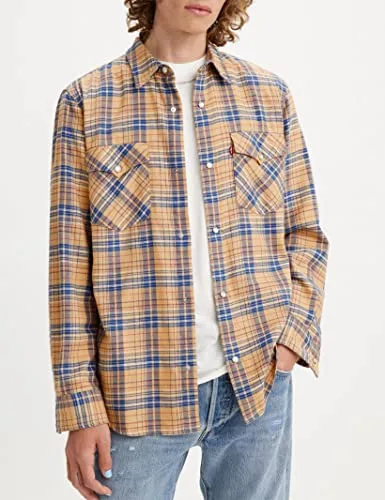 Levi's ▫️ Camisa Relaxed Fit Western para homem 7