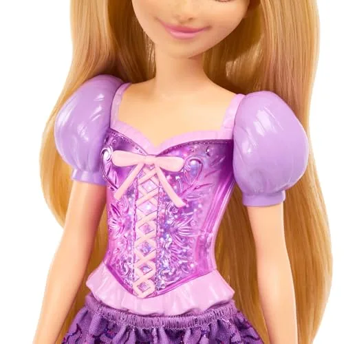 Mattel ▫️ Disney Princesa Rapunzel Boneca de Moda Look Clássico 5