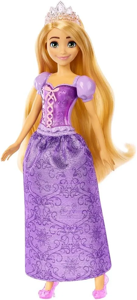 Mattel ▫️ Disney Princesa Rapunzel Boneca Princesa Filme Tangled, brinquedo +3 anos (HLW03)