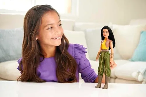 Mattel ▫️ Disney Princess Raya - Boneca da princesa do filme «Raya e o Último Dragão», brinquedo para maiores de 3 anos (HLX22) 2