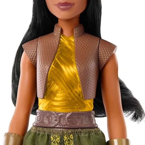 Mattel ▫️ Disney Princess Raya - Boneca da princesa do filme «Raya e o Último Dragão», brinquedo para maiores de 3 anos (HLX22) 4