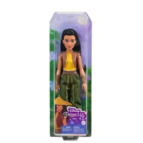 Mattel ▫️ Disney Princess Raya - Boneca da princesa do filme «Raya e o Último Dragão», brinquedo para maiores de 3 anos (HLX22) 6