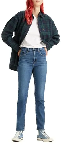 Levi's ▫️ 724 High Rise Straight - Calças de ganga para mulher 4