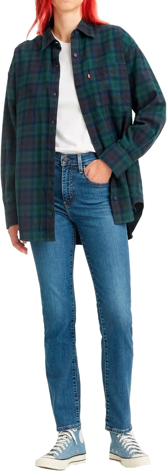 Levi's ▫️ 724 High Rise Straight - Calças de ganga para mulher