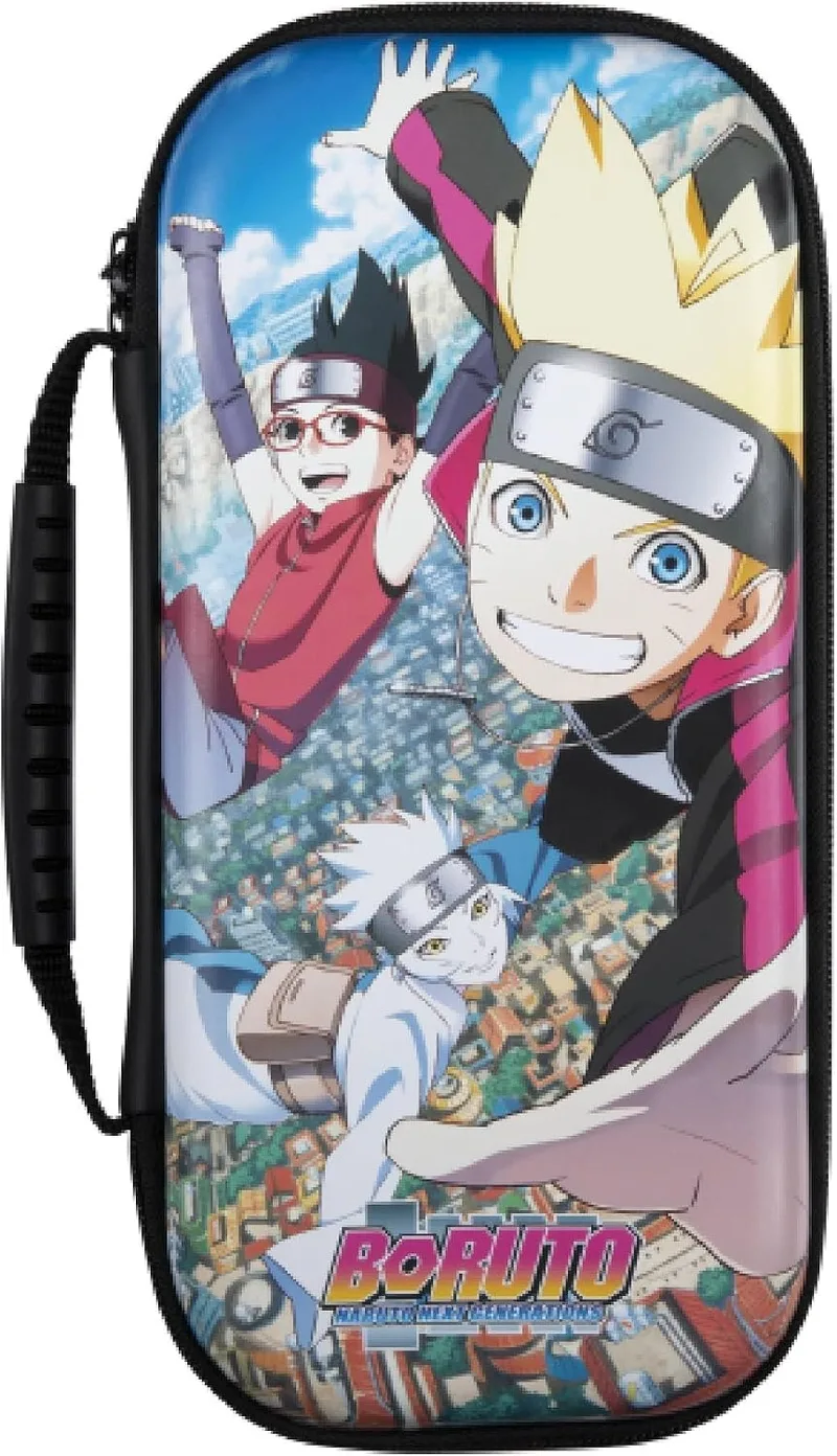 Konix ▫️ Boruto Naruto Next Generations Capa de proteção e transporte World para Nintendo Switch, Switch Lite e Switch OLED - Design Equipa 7 de Konoha