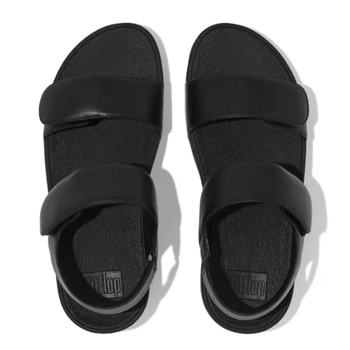 Fitflop ▫️ Lulu - Sandálias de couro com tira traseira ajustável - Sandálias deslizantes para mulher 3