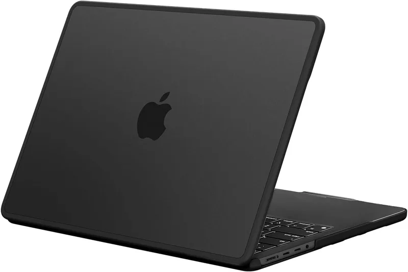 BlueSwan ▫️ para capa de MacBook Pro de 14 polegadas M5-M1, resistente a rasgos, preto mate